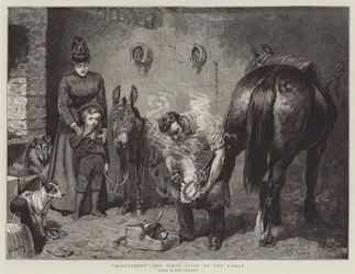 Obawy, jego pierwsza wizyta w kuźni